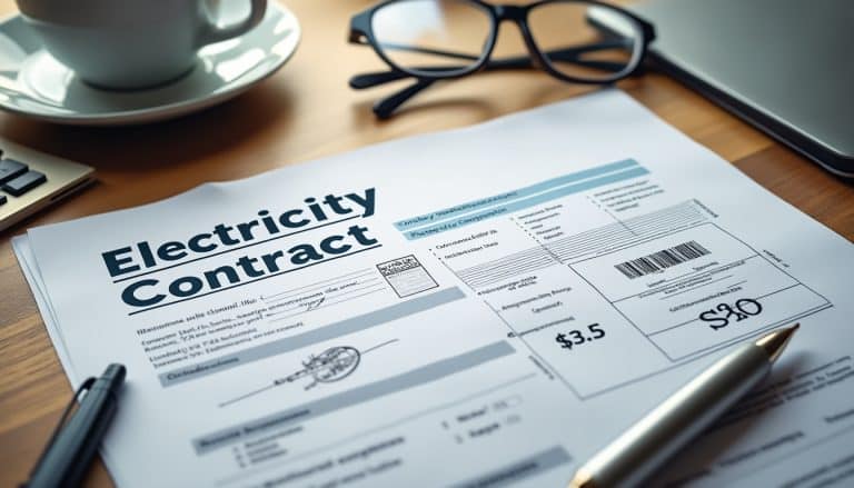 Copie d'attestation de contrat d'électricité de moins de 3 mois